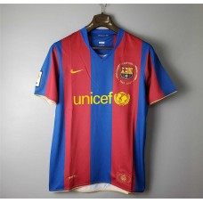 Barcelona 07/08 Home Red&Blue Soccer Jersey